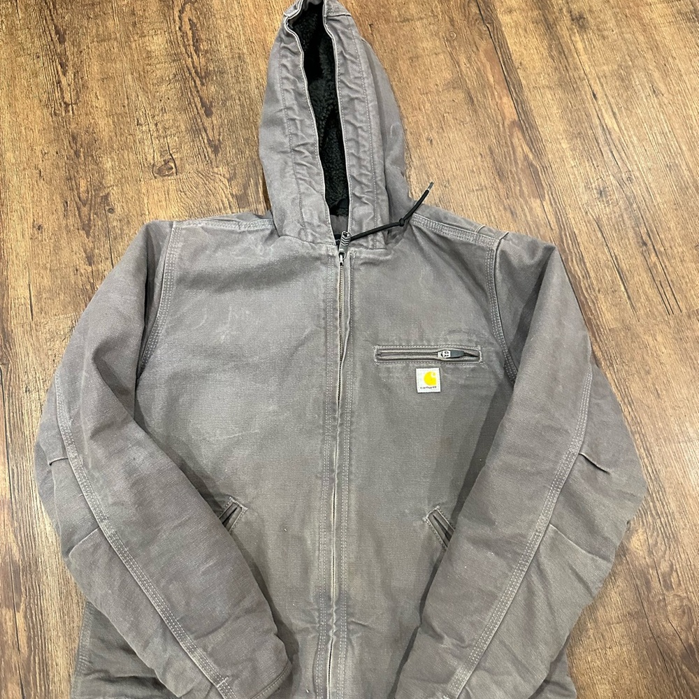 Carhartt Black and Gray Loose Fit Jacket